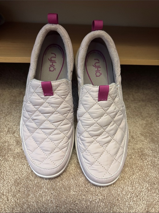 Ryka Shoes - Ryka Water Repellent Quilted Slip-Ons Ava Lilac Taupe Size 9.5